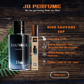 Nước hoa dior sauvage edp 10ml chính hãng | jb perfume