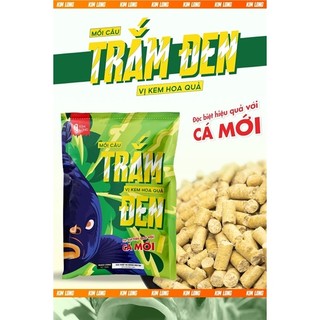 Mồi câu xả trắm đen th2 kim long vị kem hoa quả dành cho cá mới 1500g