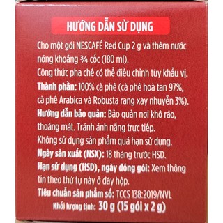 NESCAFE (RED CUP) CÀ PHÊ NGUYÊN CHẤT HÒA TAN NESTLE Red Cup Coffee