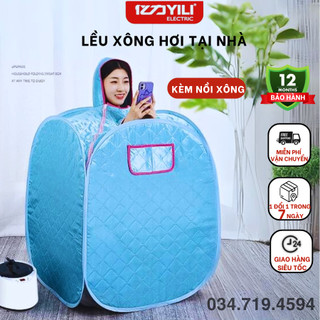 Combo Lều Xông Hơi Tự Bung Cao Cấp + Nồi Xông Hơi Điện Khử Trùng Cơ Thể + Tặng kèm 20 gói xông hơi bảo hành 1 năm