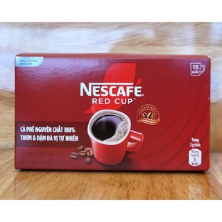  NESCAFE  hộp RED CUP 30gr   15 gói  CÀ PHÊ HÒA TAN  THAILAND  NESTLE Red Cup Coffee 