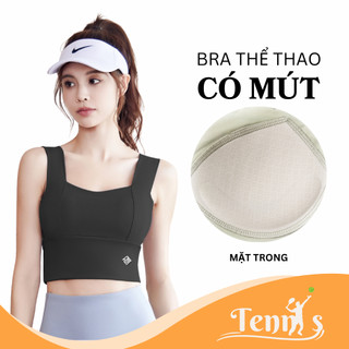Áo bra thể thao có mút, PEACTIVE đồ tập tennis nữ ABR03, Chất liệu thoáng khí