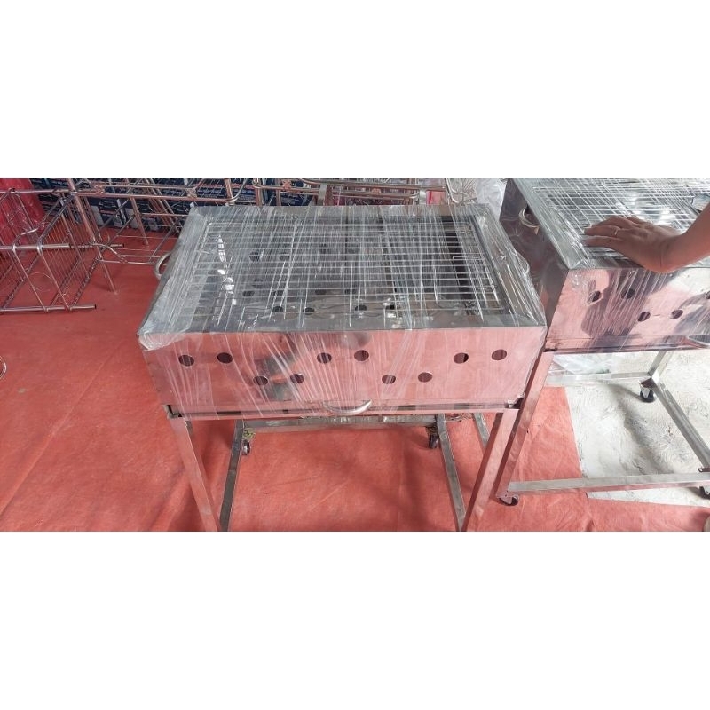 BẾP NƯỚNG THAN INOX NGOÀI TRỜI LOẠI LỚN kích thước 40x60 - 50x80