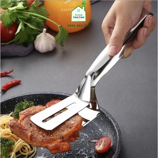 CCL171 - Kẹp Gắp Thức Ăn Cao Cấp - Kẹp Inox gắp thực phẩm chiên đồ ăn bằng inox 304 - Giadungcamcam
