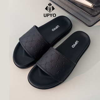 Dép Nam Nữ Quai Ngang UPYO Sand, Dép Lê Đế Cao Su Tăng Chiều Cao, Chống Trơn Trượt BẢO HÀNH 12 THÁNG (Sand-UD12)