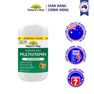 Vitamin Tổng Hợp Nature’s Way Complete Daily Multivitamin - Hộp 100 Viên - Hỗ Trợ Bổ Sung Vitamin Và Khoáng Chất
