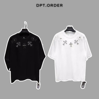   Best quality  Áo Phông Chrome Heart 6 T-Shirt Hàng Cao Cấp 