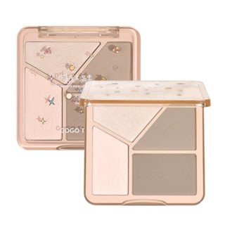  Phấn 4 ô Bắt Sáng - Tạo Khối GOGO TALES Light shadow flawless highlight contouring palette 