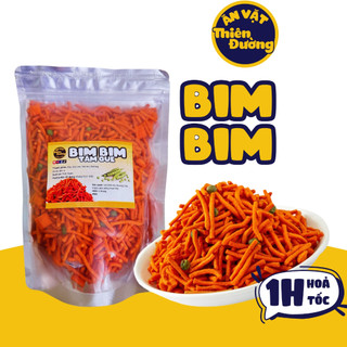 Bim bim tăm que đậu hà lan, 500g snack que bim bim thiên đường ăn vặt