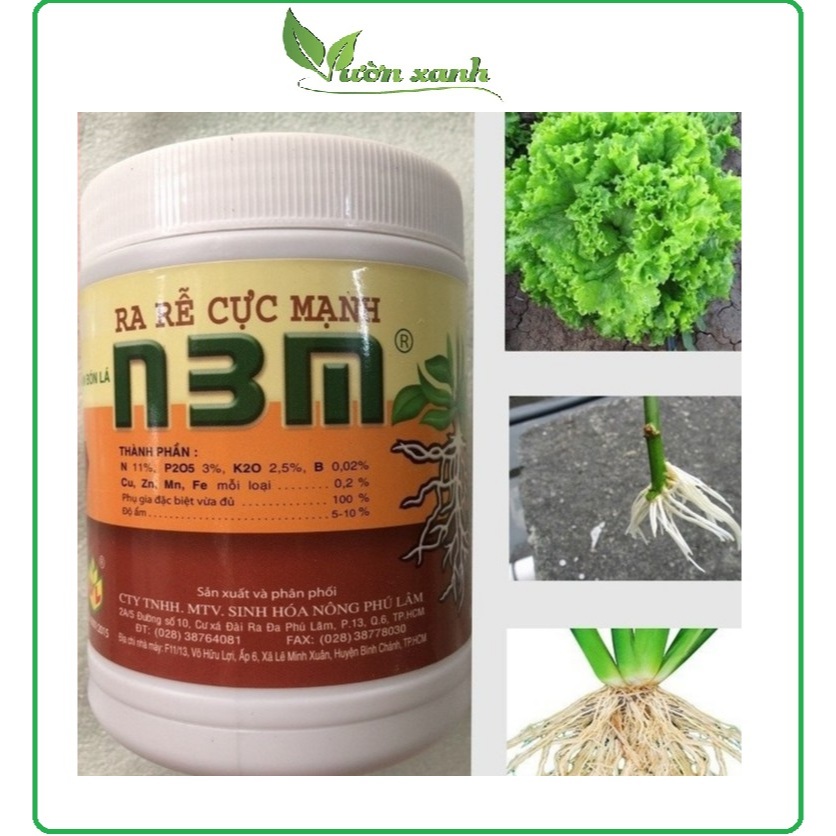 Phân bón kích rễ cực mạnh N3M 500gr