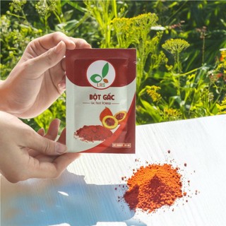 Bột gấc khô nguyên chất, gói 20gr - Thương hiệu LAS