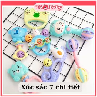 Đồ chơi cho bé trẻ sơ sinh bộ xúc xắc nhiều chi tiết cao cấp xinh xắn an toàn DC06