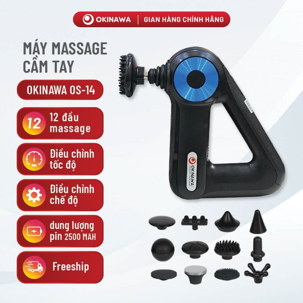 Súng massage cao cấp Okinawa OS-14