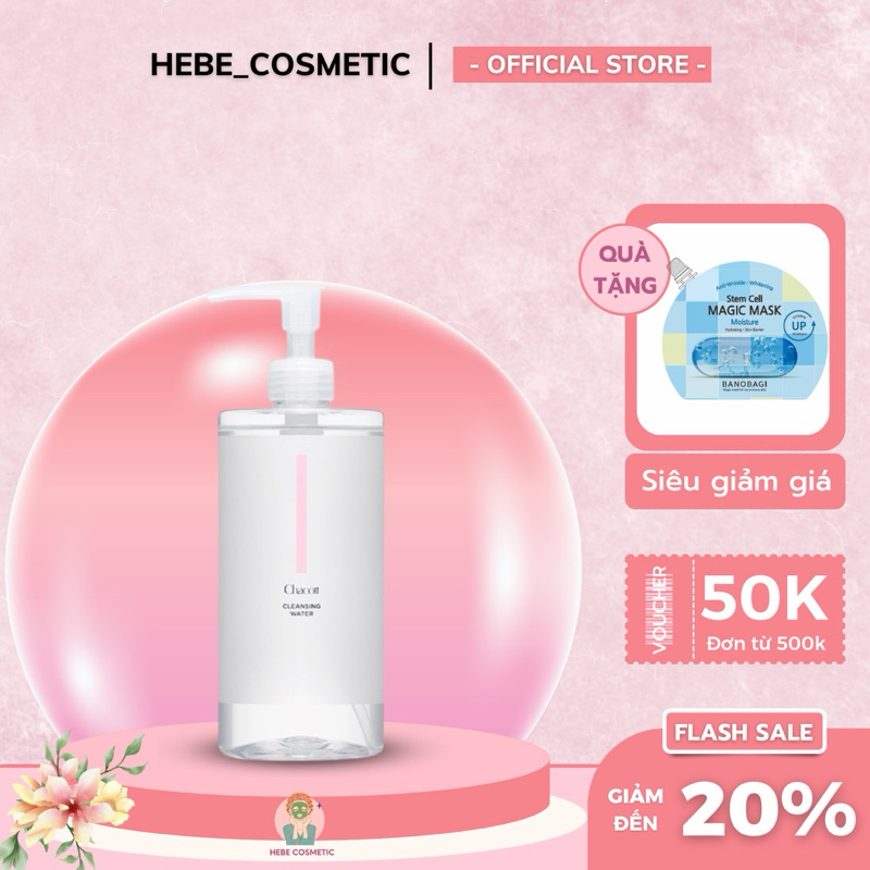 Nước Tẩy Trang Chacott Cleansing Water (500ml)