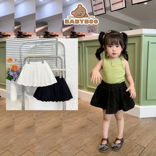 Chân Váy Bé Gái Dập Ly BabyBoo CVXL01 Dễ Phối Đồ