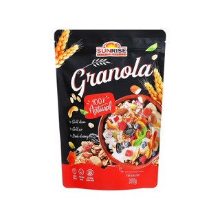 Granola siêu hạt ngũ cốc yến mạch Sunrise gói 300g