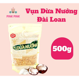Vụn dừa nướng đài loan gói 500g từ pink pink nguyên liệu & dụng cụ pha chế