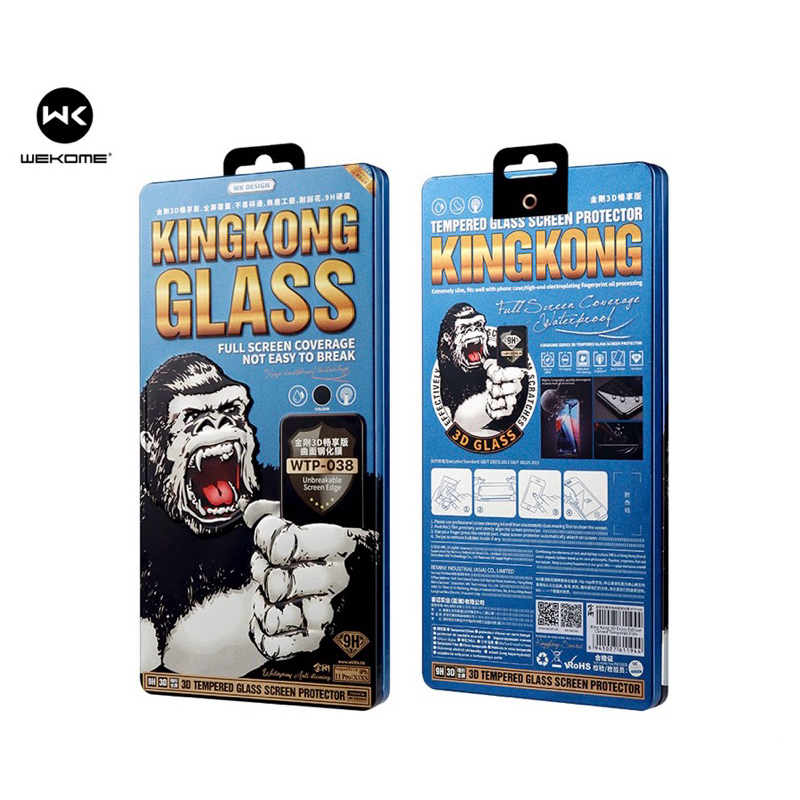 Kính Cường Lực Kingkong Xanh WTP 038 Chính Hãng Wekome