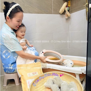 Túi Lọc Tắm Bé Thảo Mộc MOM SHIN, 10 Túi Lọc, Mát Da Cho Bé, Vũ Phương Thảo Mom Shin, Shop Mẹ Thảo