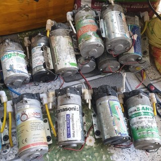 Bơm tăng áp phun sương, bơm lọc nước RO cũ 24V
