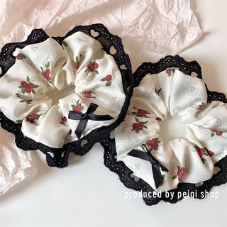 [Tím.Little] Dây cột tóc scrunchies viền dễ thương tiểu thư