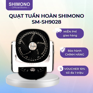 Quạt Tuần Hoàn Không Khí SHIMONO SH-9028 65W Xoay 3D Tạo Luồng Gió Đối Lưu, Tích Hợp Cảm Biến Nhiệt và Công Nghệ AI