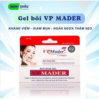 Kem bôi mụn vp mader giúp làm sạch các loại mụn, trắng sáng mịn da, ngừa liền sẹo