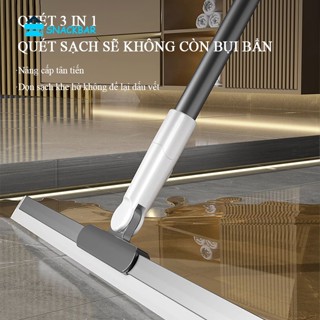 Cây gạt nước SNACKBAR Cây gạt nước sàn nhà bàn gạt chất liệu silicon mềm mại Cây cào nước nhà tắm tiện lợi