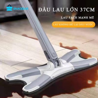 Cây lau nhà thông minh SNACKBAR Cây lau sàn vắt tự vắt hình chữ X xoay 360 độ Chổi lau nhà làm sạch mọi bề mặt tiện lợi