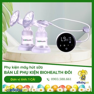[BIOHEALTH] BÁN LẺ PHỤ KIỆN CHÍNH HÃNG MÁY HÚT SỮA BIOHEALTH ĐIỆN ĐÔI IE SMART _ Van 1 Chiều - Cổ Phễu - Dây Ống Hơi