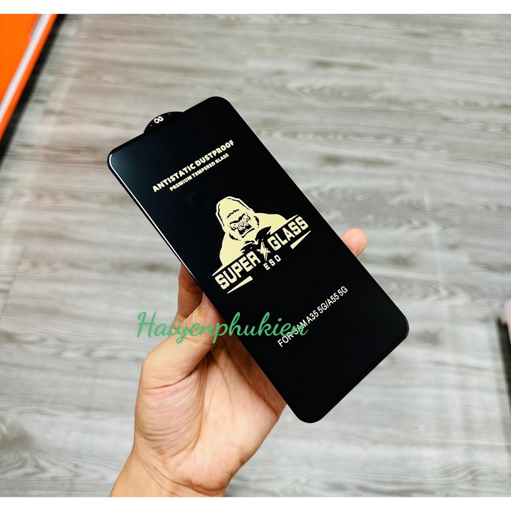 Cường lực Full màn KINGKONG cao cấp SamSung A35 5G  A55 5G cảm ứng mượt