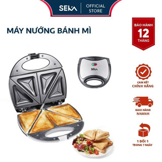 Máy nướng bánh mì sandwich SEKA , Máy kẹp nướng bánh mì nướng nhanh chín đều, chống dính tốt bảo hành 12 tháng