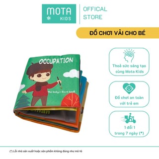  Đồ chơi cho bé Sách vải cho bé 0-12 tháng phát triển giác quan - Hàng chính hãng