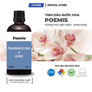Tinh dầu thơm phòng Peomis 50ml, 100ml - Tinh dầu nước hoa iCHARM khuếch tán phòng ngủ, spa