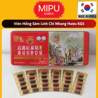 (Date 5/2026) Viên Hồng Sâm Linh Chi Nhung Hươu 120 viên KGS Cao Cấp Hàn Quốc x 830mg