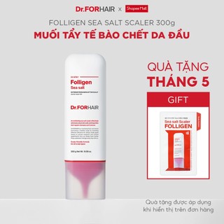 Tẩy tế bào chết da đầu,làm sạch da đầu gàu ,dầu,nhờn ngứa, bụi bẩn bám sâu giữ độ ẩm tóc Dr.FORHAIR Sea Salt Scaler 300g