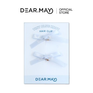  GIFT  Set 2 kẹp tóc Dearmay Tiny Blue Knot Hair Clip 
