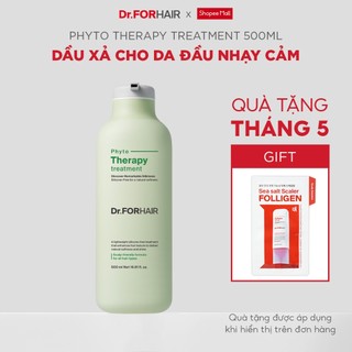 Dầu xả cho da nhạy cảm, Dầu xả dưỡng tóc chiết xuất thực vật, an toàn, dịu nhẹ Phyto Therapy Treatment 500ml