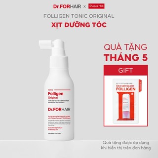 Tinh dưỡng chất dạng xịt hỗ trợ mọc tóc, giảm rụng tóc chuyên sâu Dr.FORHAIR Folligen Tonic 120ml.