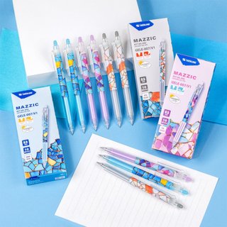  Bút Gel Xóa Được Thiên Long GelE-07 V1 Ngòi 0.5mm  1 Hộp 10 Cây - Mực Tím  