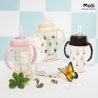 Bình Tập Uống Nước Chống Sặc PPSU MOLLI - DUNG TÍCH 210ML