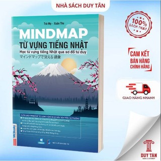 Sách - Mindmap Từ vựng tiếng Nhật - Học từ vựng tiếng Nhật qua sơ đồ tư duy