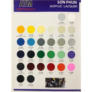 Bình Sơn Xịt ATM, Sơn Phủ Bóng, Sơn Lót, Sơn Chịu Nhiệt Chống Gỉ - Bình Sơn Cầm Tay Tiện Lợi Giá Siêu Rẻ (Có Đủ Màu)