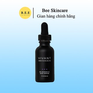 Serum vivant skincare 8% mandelic acid - acid 3-in-1 giảm mụn, mờ thâm, chống lão hóa, bee skincare