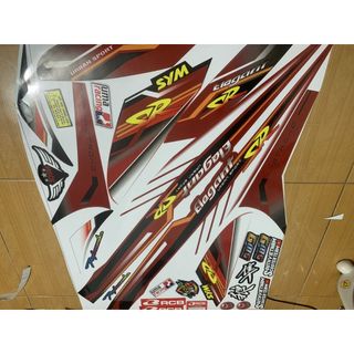 Tem elegant sr trắng đỏ