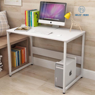 Bàn làm việc ,chân sắt mặt gỗ U0108 , lắp ráp dễ dàng , phụ kiện đầy đủ - noithatnhatminh