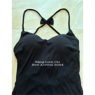 S162 (Ảnh Thật Ở Cuối) Bikini 1 Mảnh Nơ Đan Lưng