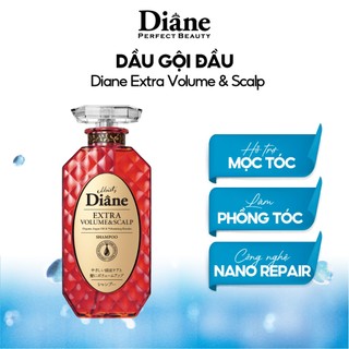 Dầu Gội Đầu Moist Diane Extra Volume & Scalp Hỗ trợ Mọc Tóc, Làm Phồng Tóc Công Nghệ NANO REPAIR