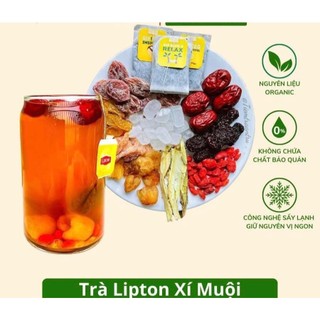 Trà Lipton Xí Muội Cam Thảo 10 Vị