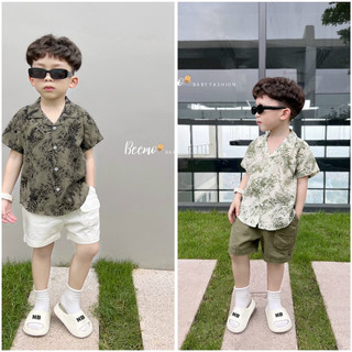Set bộ đi biển, du lịch beemo fashion cho bé
